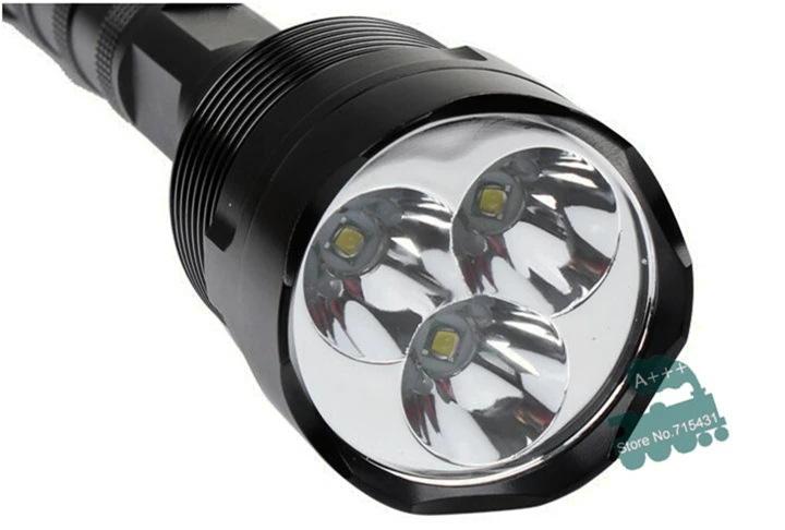 3800Lm TrustFire 3x CREE XM L T6 5 режимов светодиодный фонарик водонепроницаемый Открытый