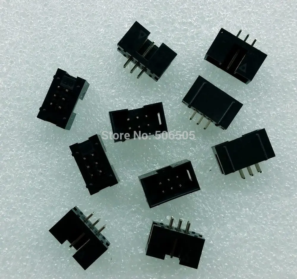 DC3-6P 6 контактов 2 54 мм JTAG разъем ISP 10 шт./лот | Обустройство дома