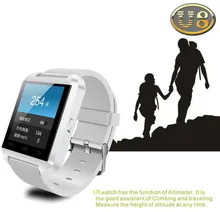 Heißer U80 Bluetooth Smart-armbanduhr mit Höhe meter Smartwatch Für IOS Android Handys Armbanduhr