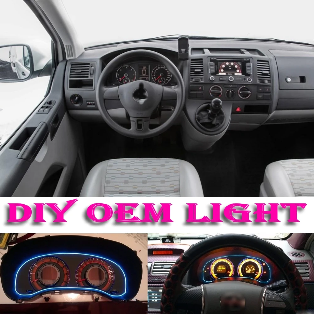 Car Atmosphere Light Flexible Neon Light El Wire Interior