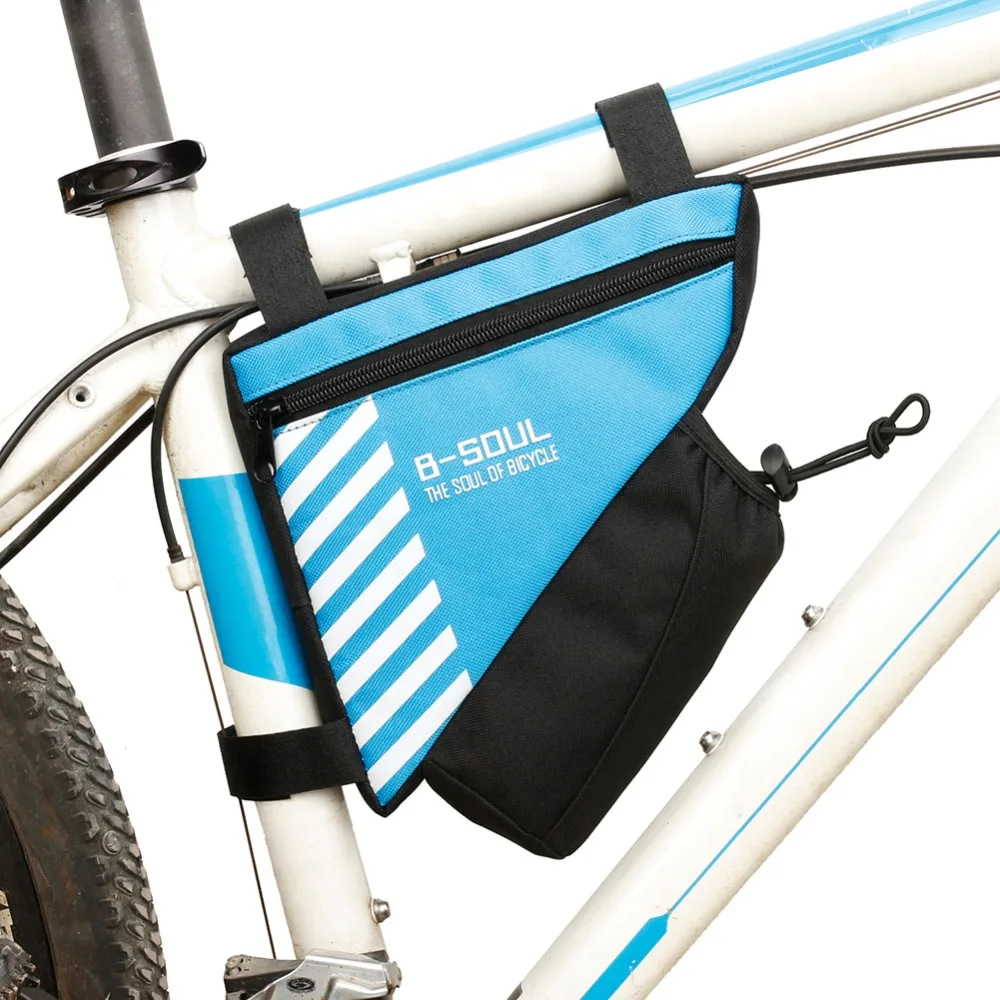 Triangle MTB Bike Bag Bicycle Saddle Bag Cycling Top Front Frame Tube Bag Bike Accessories 5 Colors