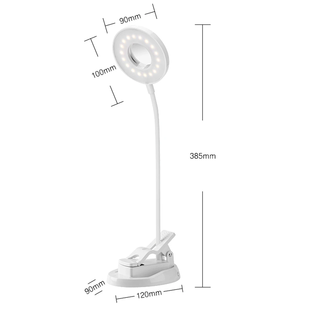 LAOPAO светодиодный 2 сенсорного включения/выключения, настольная лампа с зажимом, регулируемый светильник, защита глаз, настольный светильник, диммер, перезаряжаемый, USB, настольная лампа