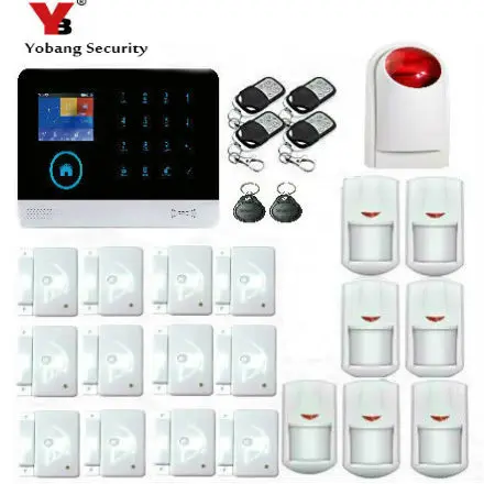 

YobangSecurity Wireless wifi GSM GPRS RFID Home Security Alarm System Smart Home Automation System IOS/Android App