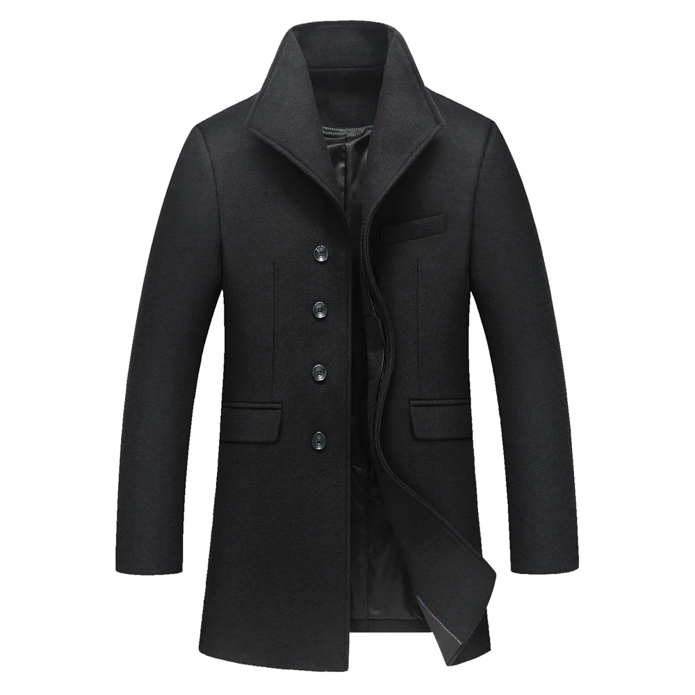 Aliexpress.com : Buy 2018 Winter New Slim Long Men Woolen