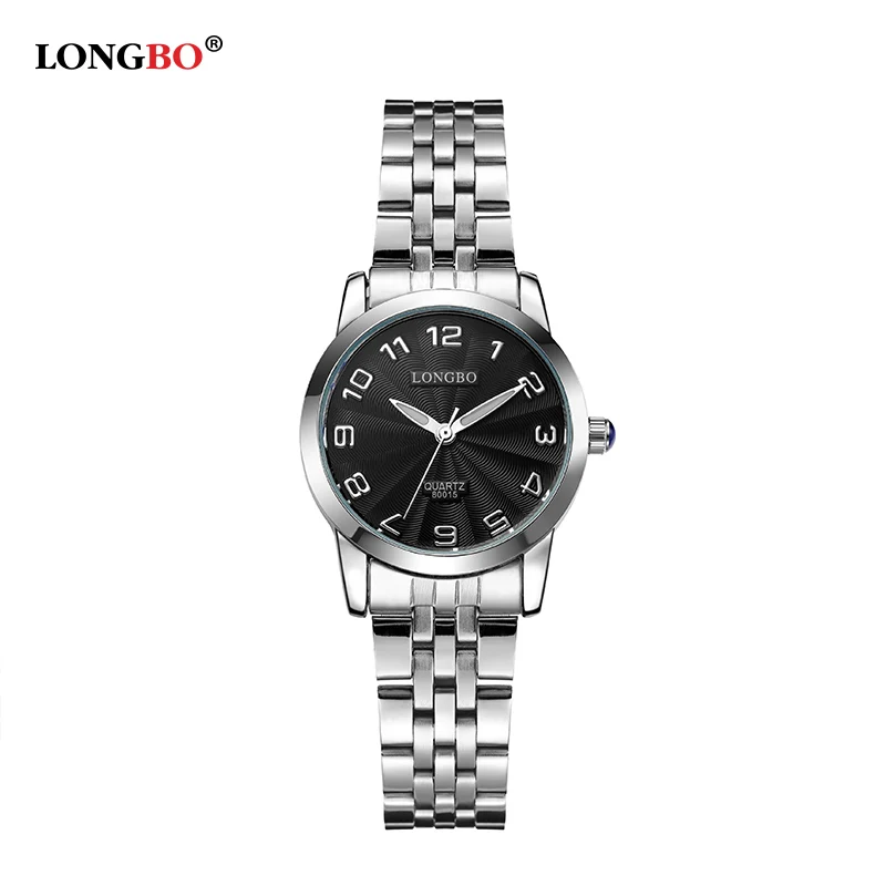 

Watches Women Luxury Brand LONGBO Fashion Women's Quartz Watch Waterproof Lady Full Steel Wristwatches relogio masculino 80015