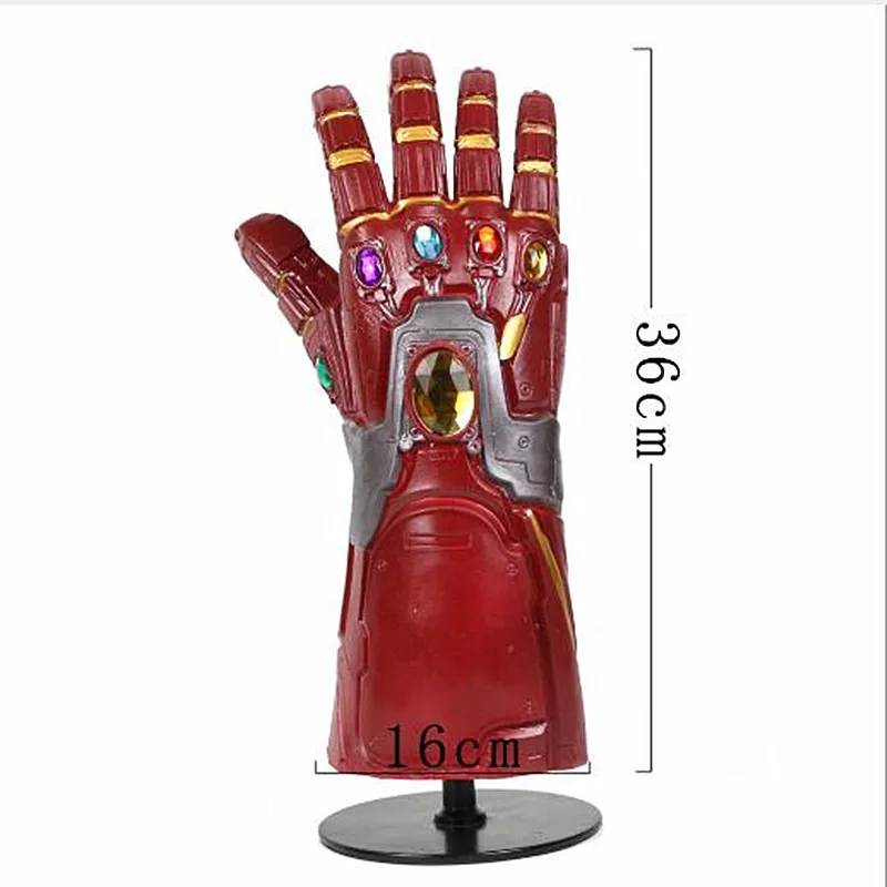 

Adult Avengers 4 Endgame Iron Man Infinity Gauntlet Hulk Cosplay Arm Thanos Latex Gloves Arms Marvel Superhero Weapon Party Pro