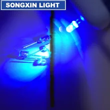 100 шт. 5 мм светодиодный мигающий синий прозрачный мигающий светильник светящиеся диоды мигающий 5 мм мигающий светодиодный Диод 5 мм danshan B