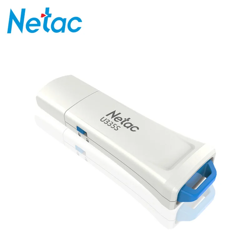 Netac U335S защита флешка от записи Безопасность USB флеш-накопитель USB 3,0 128 Гб Белый Флеш-накопитель пластик Memory stick хранение защищенный флешка