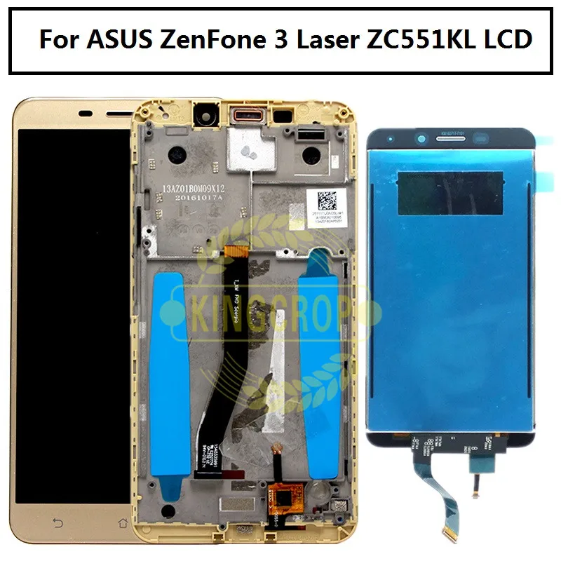 For Asus Zenfone 3 Laser Zc551kl Lcd Display With Frame Touch Screen Digitizer Panel Assembly Zenfone Zc551kl Z01bd Lcd Gold Zenfone Lcd Lcd Screen Displaytouch Screen Display Aliexpress