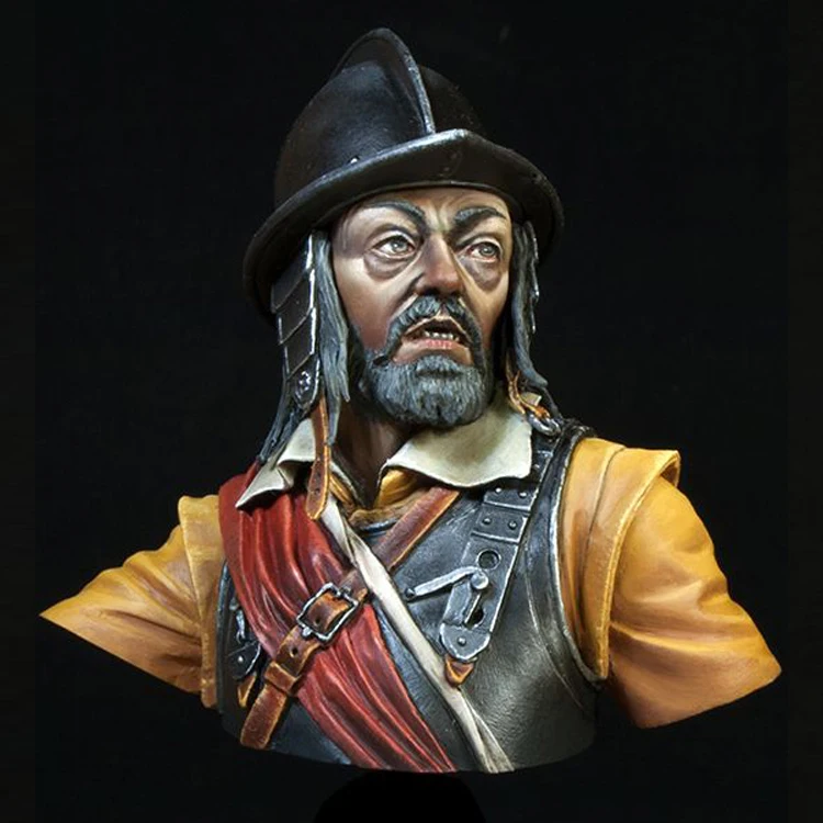 

1/9, Pickeman, Resin Model Bust GK, Historical war theme, Unassembled and unpainted kit