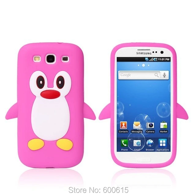 Samsung galaxy s3 i9300 penguin silicone case (5)