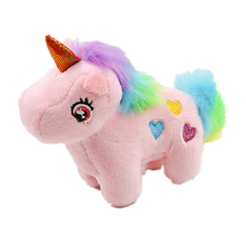 1 Pcs Super Cute Medium 13CM Approx Unicorn Stuffed Animal Plush Toys Child Gift Plush DOLL TOY
