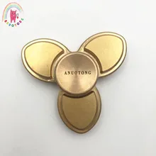 Nieuwe Tri-Spinner Спиннер, медная игрушка, Спиннер для аутизма и СДВГ Дети/антистресс игрушки для взрослых
