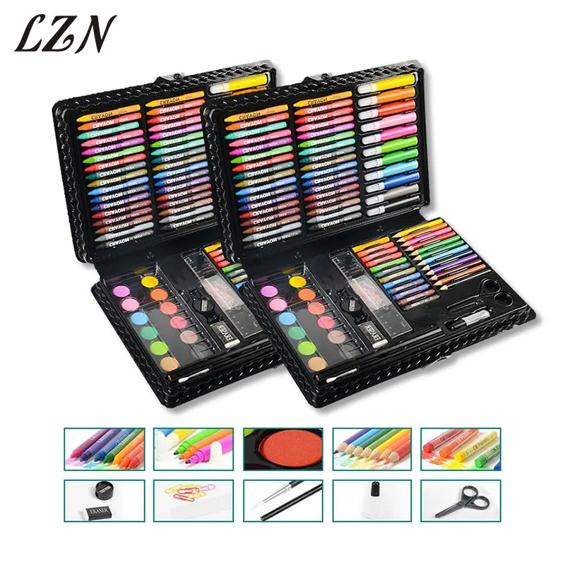 

LZN 109pcs Colored Gel Pen Highlighter Flash Pen Cute Glitter Color Pens Drawing School Stationary Stylos Kids Coloring Gifts