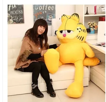 

Stuffed animal 100 cm Garfield cat plush toy doll high quality gift present w1264