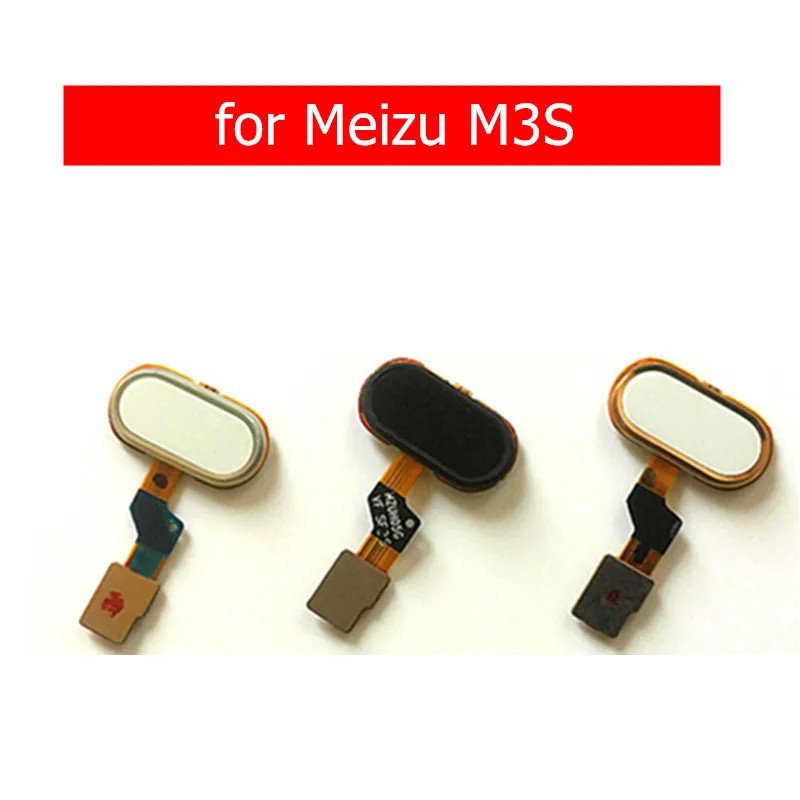 

for Meizu M3S Fingerprint Scanner Flex Cable for Meizu m3s Touch Sensor ID Home Button Return Ribbon Flex Cable Repair Parts