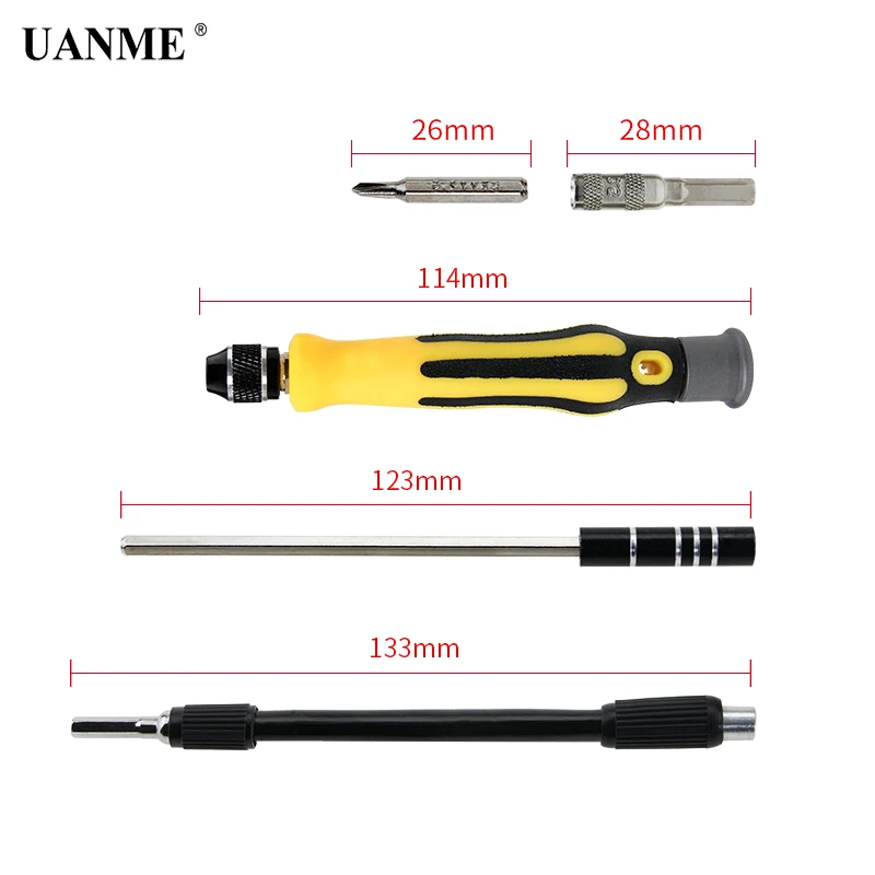 UANME Professional Home Repair Kit Repair Hand Tools 45 in 1 for Mobile Phone Computer Electronic Model DIY UD4501-A UANME Professional Home Repair Kit Repair Hand Tools 45 in 1 for Mobile Phone Computer Electronic Model DIY UD4501-A
