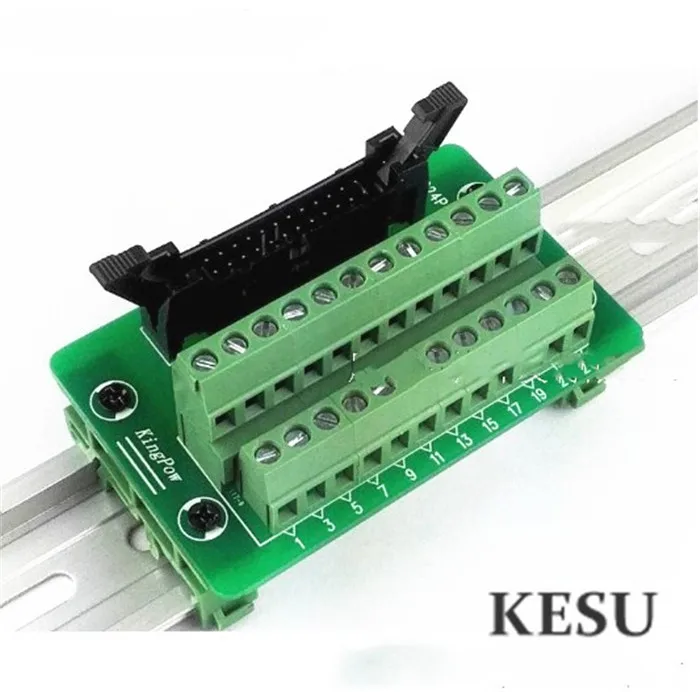 IDC24Pin 2 45 мм IDC-24 штыревой разъем к 24-контактному клеммному блоку Breakout плата адаптер
