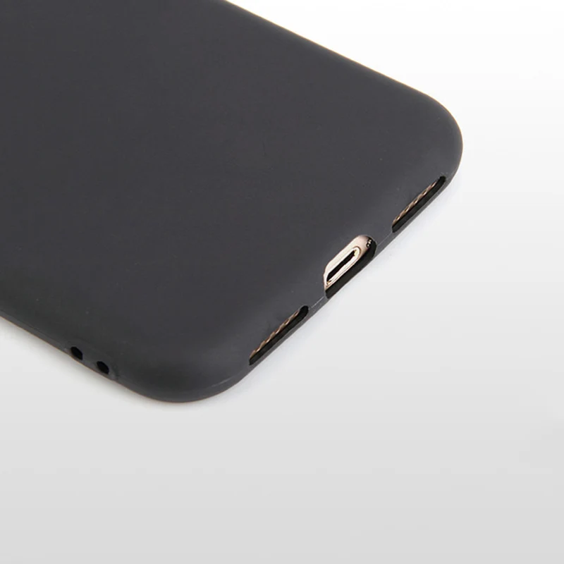 ТПУ карамельного цвета силиконовый матовый чехол для iPhone 7 8 Plus 6 6s X Мягкая задняя