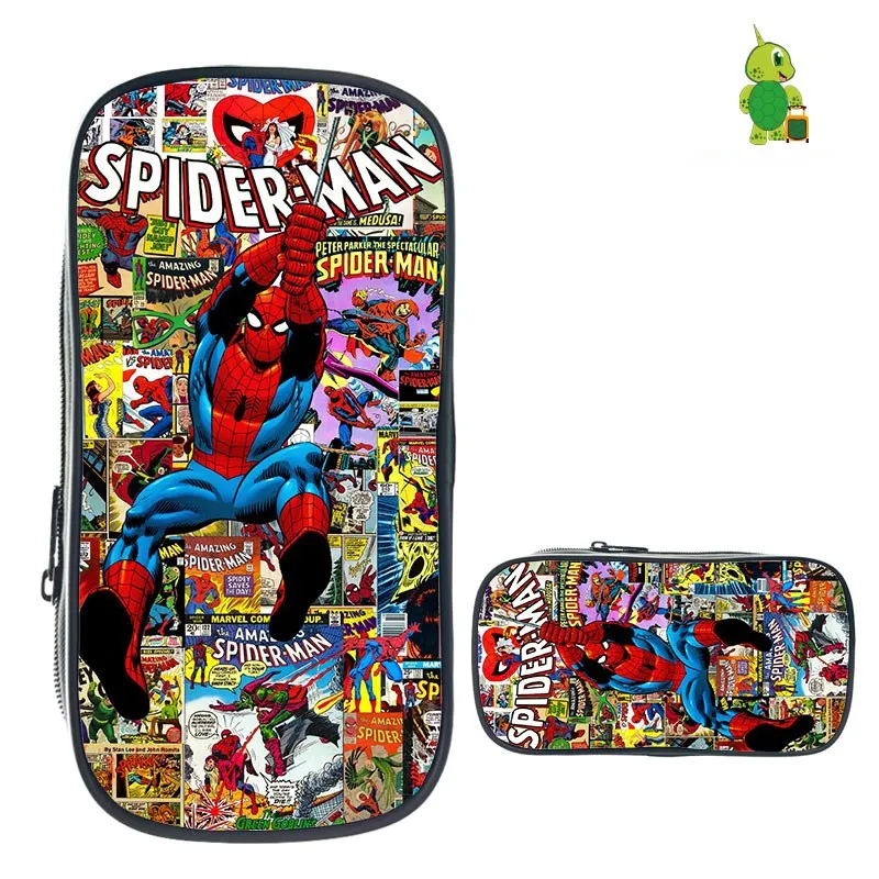Spider Man Far From Home Pencil Case for Boys Girls Stationery Storage Bags Cosmetic Bag Kids School Supplies Makeup Bag - Color: 28