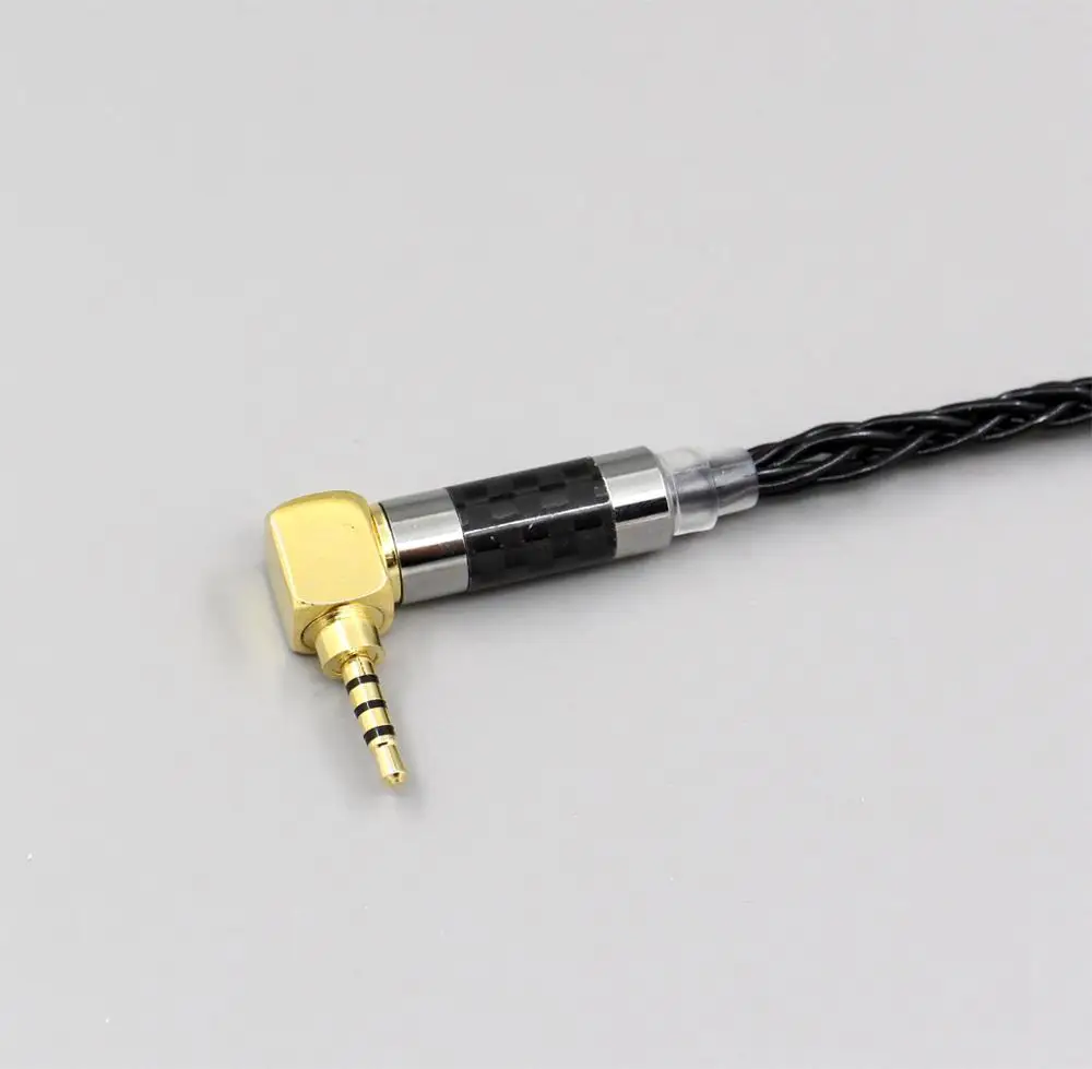 XLR сбалансированный 3,5 мм 2,5 мм 8 ядер посеребренный кабель для наушников FOSTEX TTH900/909/600/X00/610 MKII MK2 LN006338 - Цвет: 2.5mm 4pole