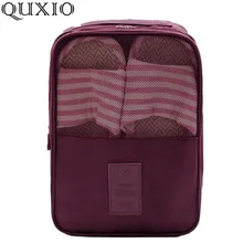 Новинка; женская обувь; дорожная сумка для хранения; портативный органайзер; сетчатая однотонная сумка для сортировки обуви; 2 пары; Водонепроницаемая; 6 цветов; FLL01