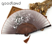 free shipping wholesale 50pcslot floral pattern bamboo folding fan party favors elegant home decor - Discount Halloween Decorations free shipping wholesale 50pcslot floral pattern bamboo folding fan party favors elegant home decor - Discount Halloween Decorations