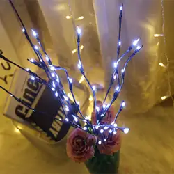 Willow светильник-ветка подсветка в виде цветов 20 лампочек Главная Свадьба Рождество Праздничный садовый Декор Рождество подарок на день