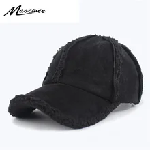 Бренд зима осень утолщение замши ткань для мужчин женщин бейсболки высокого качества хлопок хип хоп плюс кашемировые шапки Bone Snapback