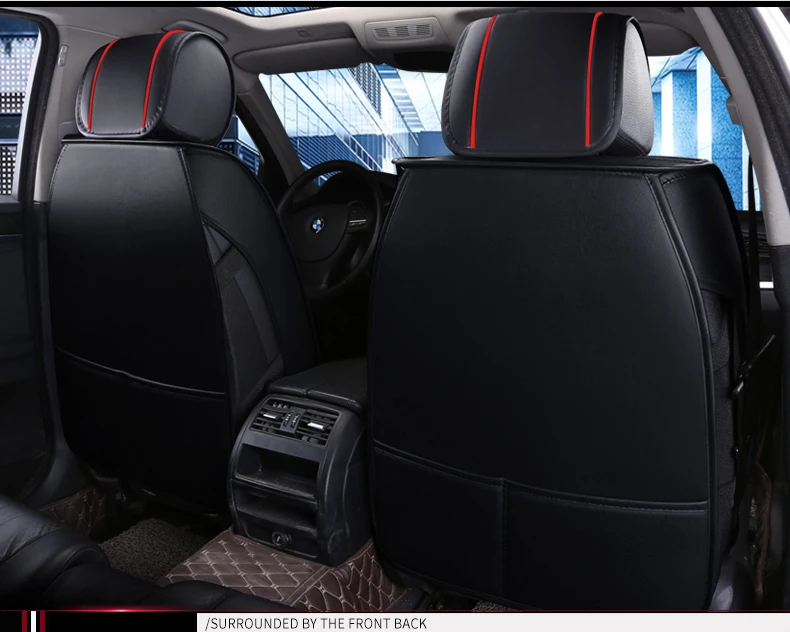 Ультра-роскошный защитный чехол для автомобильного сиденья, подушки для автомобильного сиденья, подушка для большинства четырехдверных сидений и внедорожников