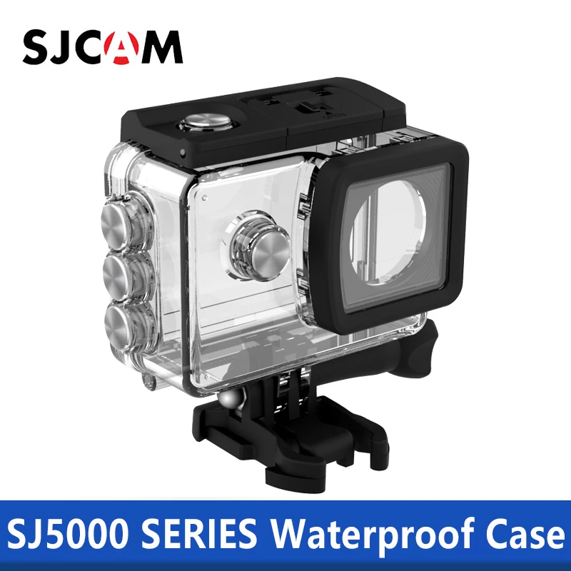 Online SJCAM Accessories Underwater Housing Waterproof Case 30M Diving For SJ5000 SJ5000 WIFI SJ5000 plus SJ5000X elite Action Camera