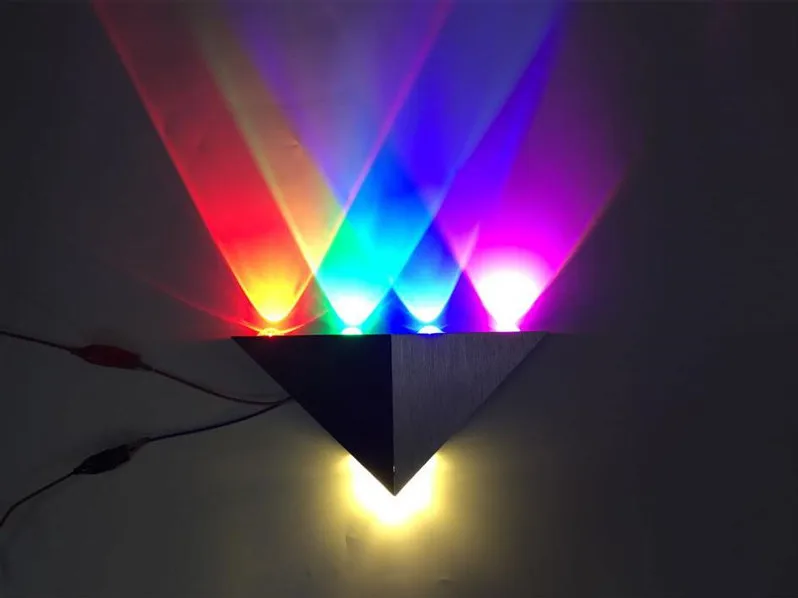 Алюминиевая треугольная светодиодная настенная лампа 5 Вт современная домашняя