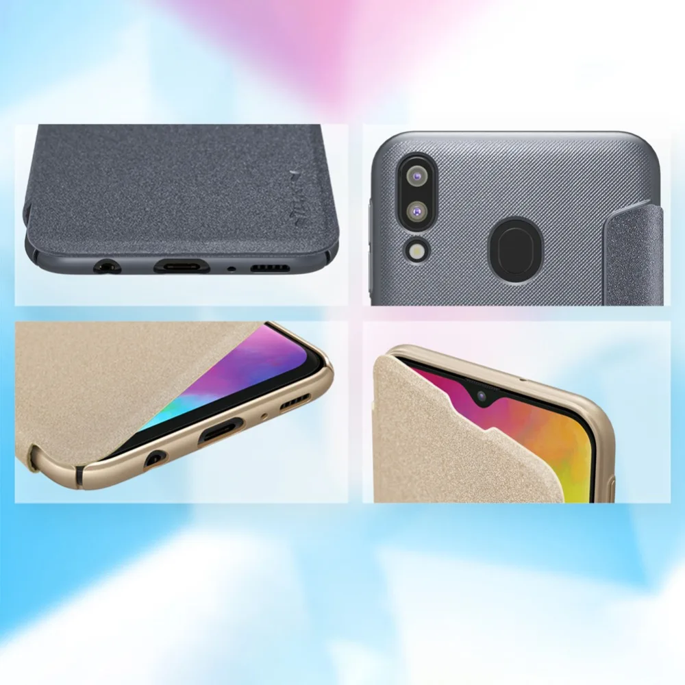 Nilkin для samsung Galaxy M20 чехол s Nillkin жесткий PC PU Флип кожаный чехол для смартфона задняя крышка чехол для samsung Galaxy M20 Capa