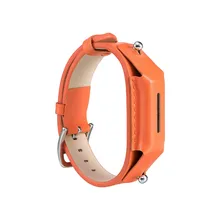 100 шт/лот DHL для Fitbit Flex 2 первый слой из натуральной кожи роскошный сменный ремешок для часов модный браслет 7 цветов