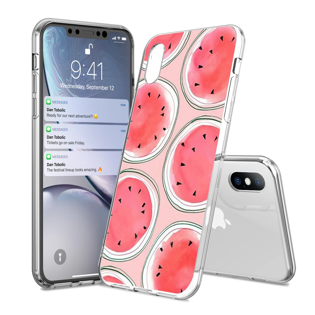 Lovebay чехол для телефона для iPhone 11 Pro 6 6s 7 8 Plus X XR XS Max 5 5S SE Модный милый мягкий чехол из ТПУ с мультипликационным принтом фрукты лимон ананас s - Цвет: T2