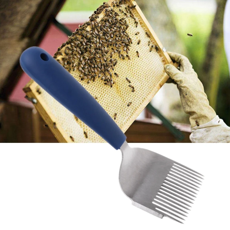 Пчеловод инструмент Пчеловодство Мед лопата из нержавеющей стали Тине разворачивающая вилка