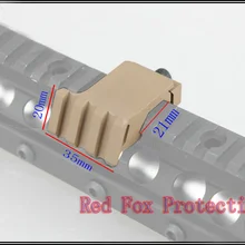 Тактический 45 градусов 20 мм Пикатинни Вивер крепление боковая рейка