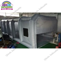 2018 High Quality Car-styling Car Wash Tent Portable Inflatable Spray Paint Tent For Car 2