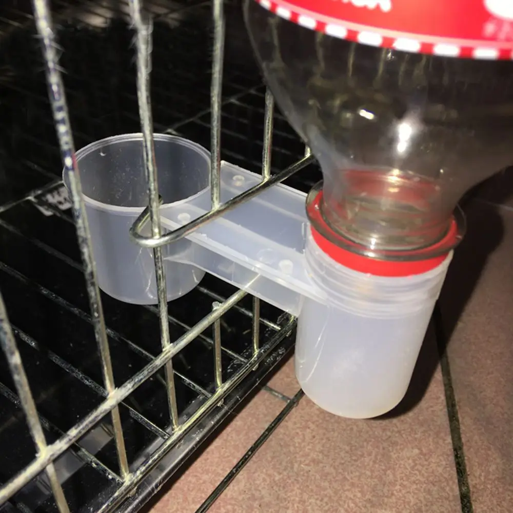 

5Pcs Automatic Bird Pet Drinker Feeder Transparent Plastic Waterer for Bird Drinking Fountain Parrot Utensils Bird Cage Supplies