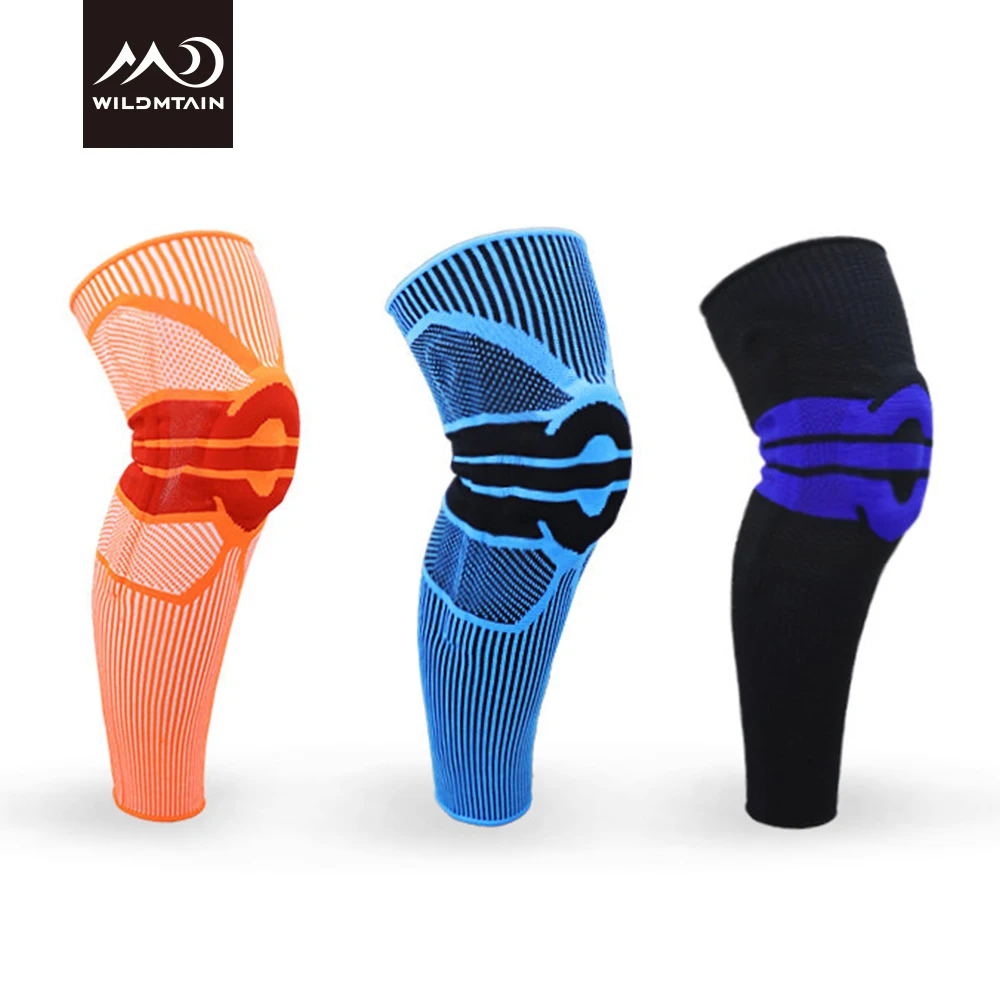 WILDMTAIN Extended Knee Brace Support Compression Sleeves Silicon Knee