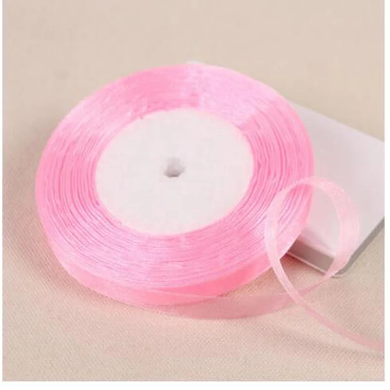 pink organza ribbon