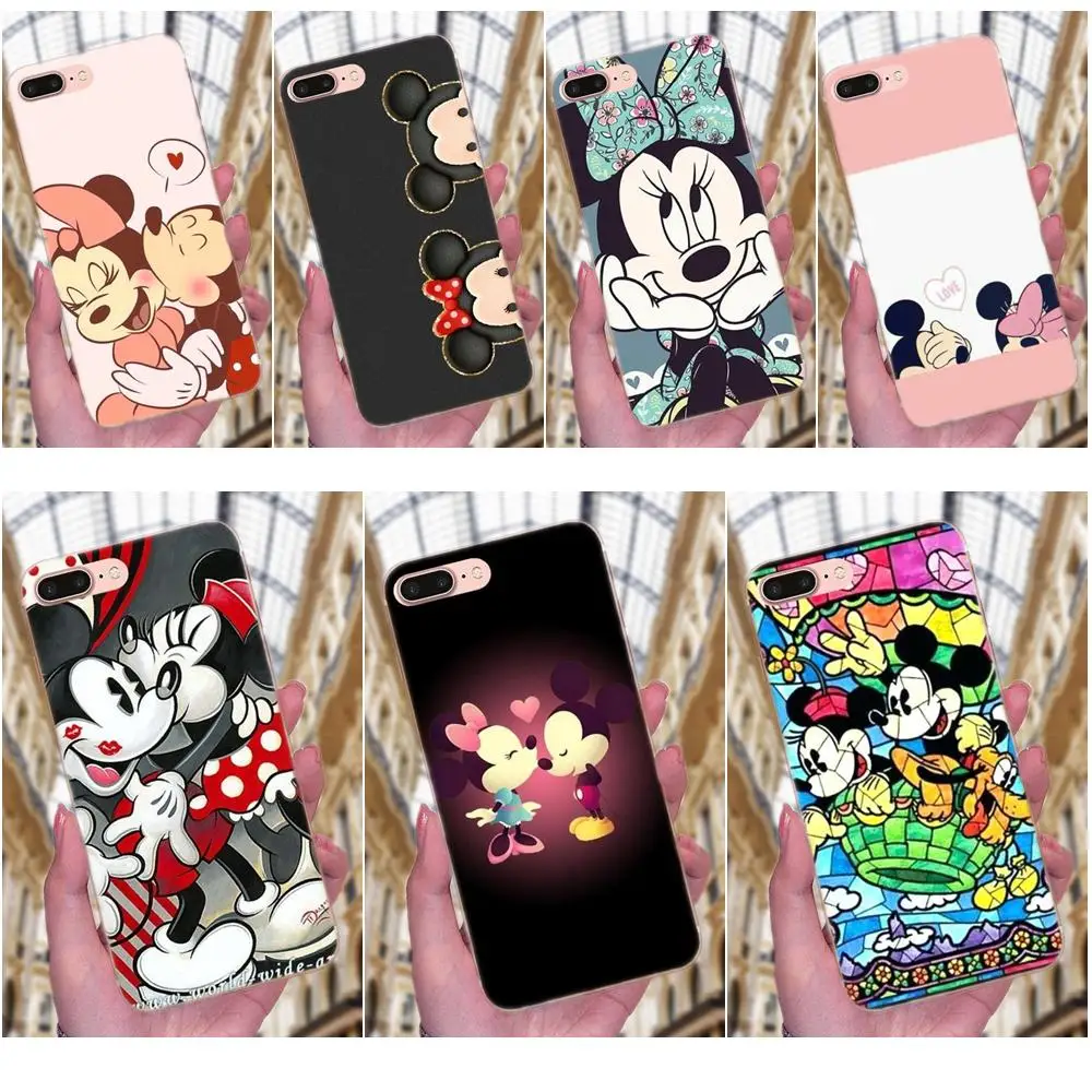 

Kissing Mickey Minnie Mouse Soft Shell For Huawei P7 Honor 4C 5A 5C 5X 6 6C 6A 6X 7 7X 8 9 V8 V10 Y3II Y5II Y6II G8 Play Lite