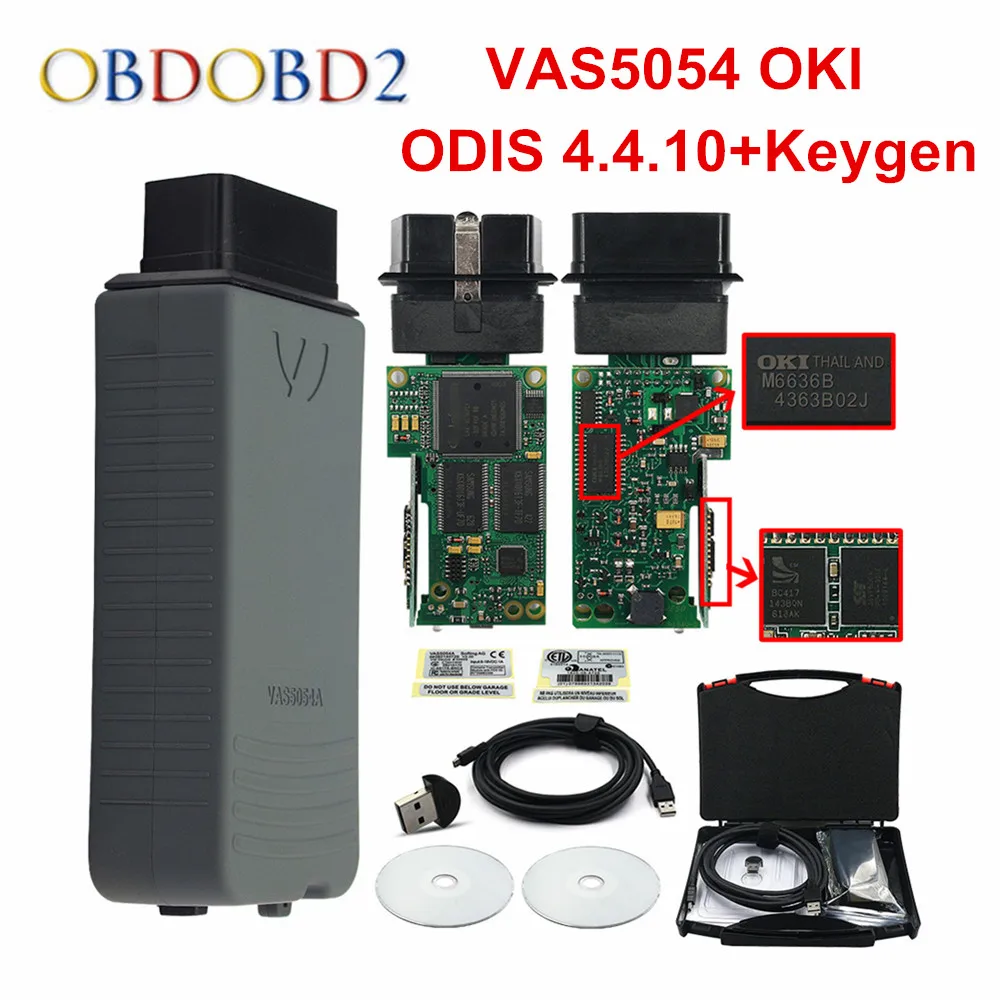 OKI полный чип VAS 5054A VAS5054A ODIS V4.4.10 с UDS протокол VAS5054 Keygen 4.4.4 многоязычный VAS 5054 Бесплатная доставка|vas5054a odis|full chip vas 5054afull chip | АлиЭкспресс