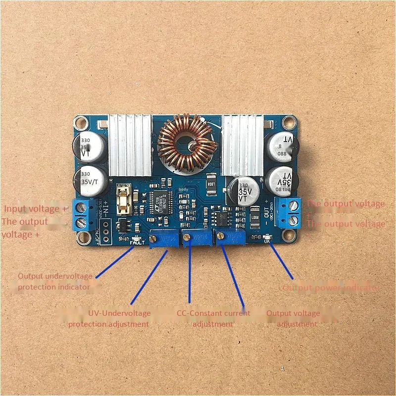 Ltc3780 dc-dc преобразователь постоянного тока в постоянный ток 5-32V постоянного тока до 1 V-30 V 10A автоматическое шаг вверх вниз Регулятор зарядки Модуль Питание модуль