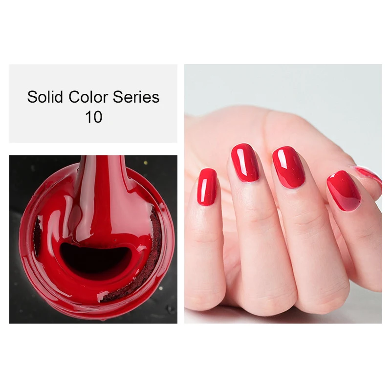 Mokeru дропшиппинг легкий маникюр Гель-лак для ногтей чистый цвет УФ-гель для ногтей красный черный дизайн ногтей светодиодный гель для краски поставка от производителя