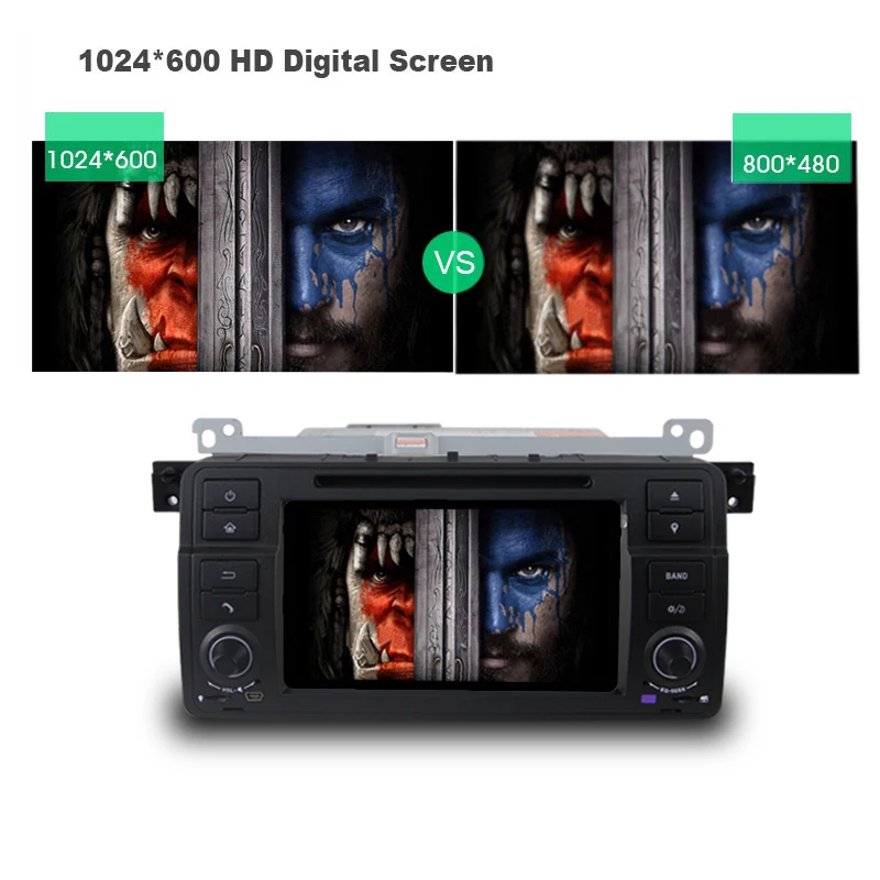 Discount 7" Android 9.0 4G RAM Car DVD Player GPS Navigator for BMW E46 3 Series M3 car radio stereo headunit tape recorder bluetooth 13