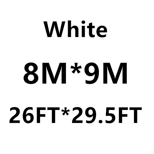 Vilead 8 м x 9 м(26ft x 29.5ft) белый цифровой камуфляж чистая садовые качели Военная Униформа камуфляж сетка Солнечные укрытия Тенты паруса палатка - Цвет: White