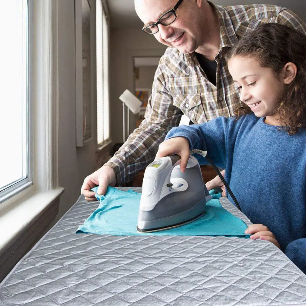 

Large Ironing Board Cover For Table Top - Travel Mat Pad Blanket Holiday Caravan