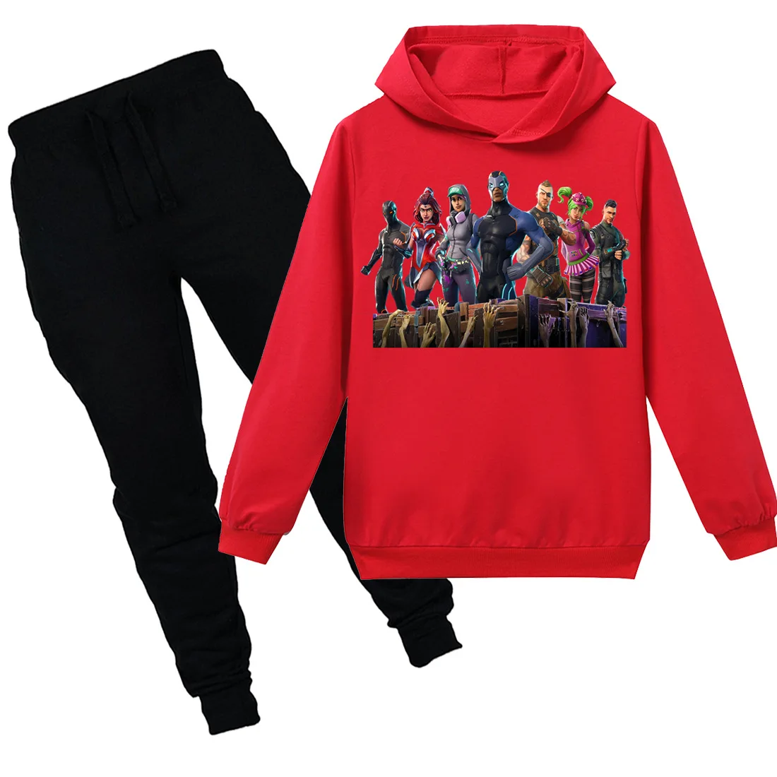 

2019 children fortnight tshirt clothing ste boys girls casual hoodies 100% cotton sweatshirt fornite game clothes Kids clothing