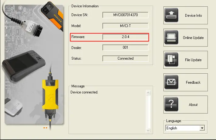 Реальная прошивка V2.0.4 диагностический мини-разъем новейший V14.20.019 MINI-VCI FTDI FT232RL чип для TOYOTA TIS Techstream кодовый ридер многоязычный